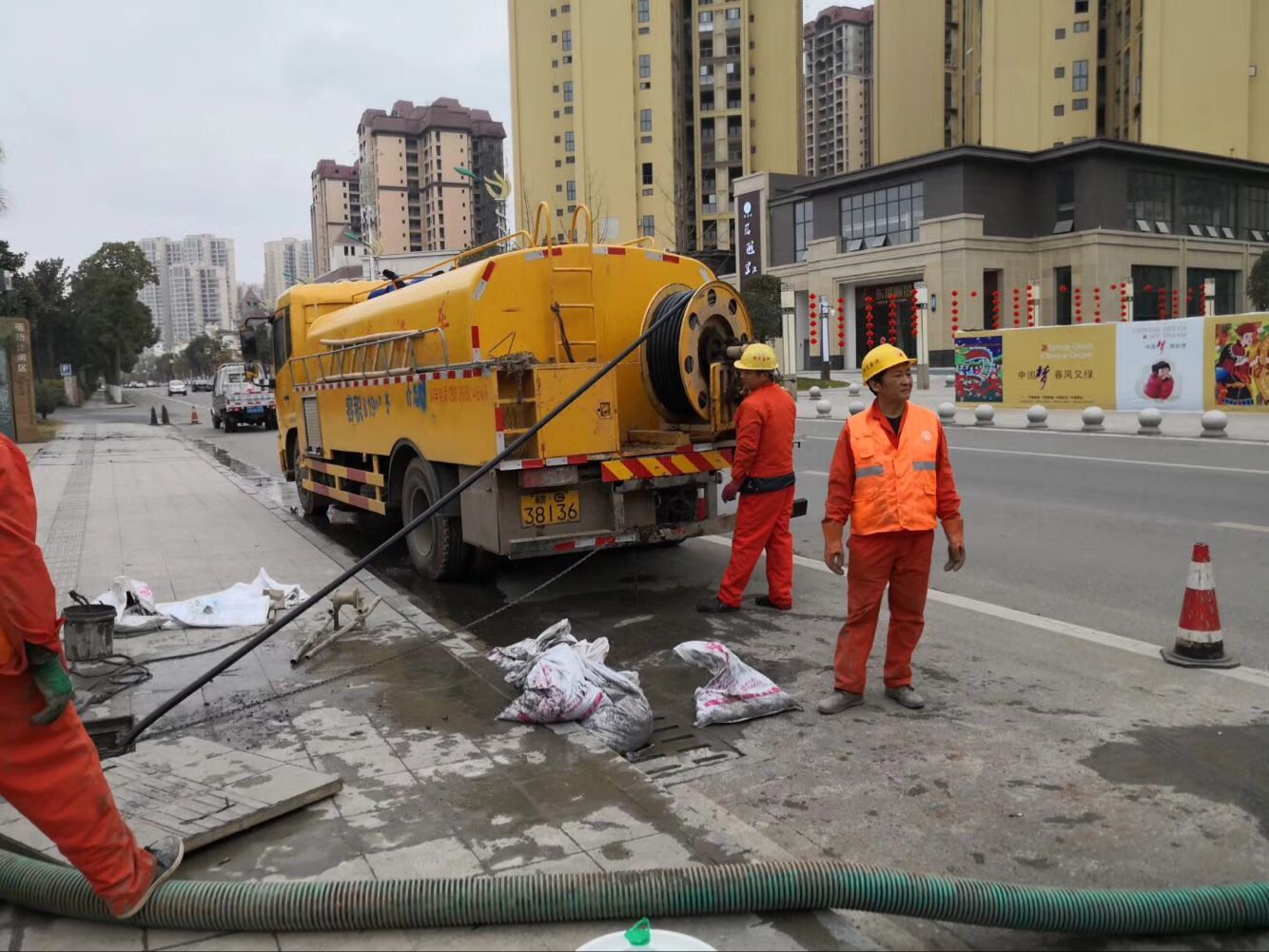 利辛排污管道清淤-管道清洗